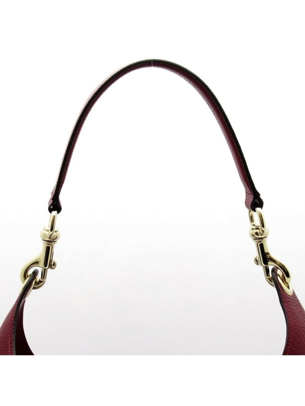Gucci 2-Way Shoulder Bag Leather Bordeaux - Picture 2 of 8